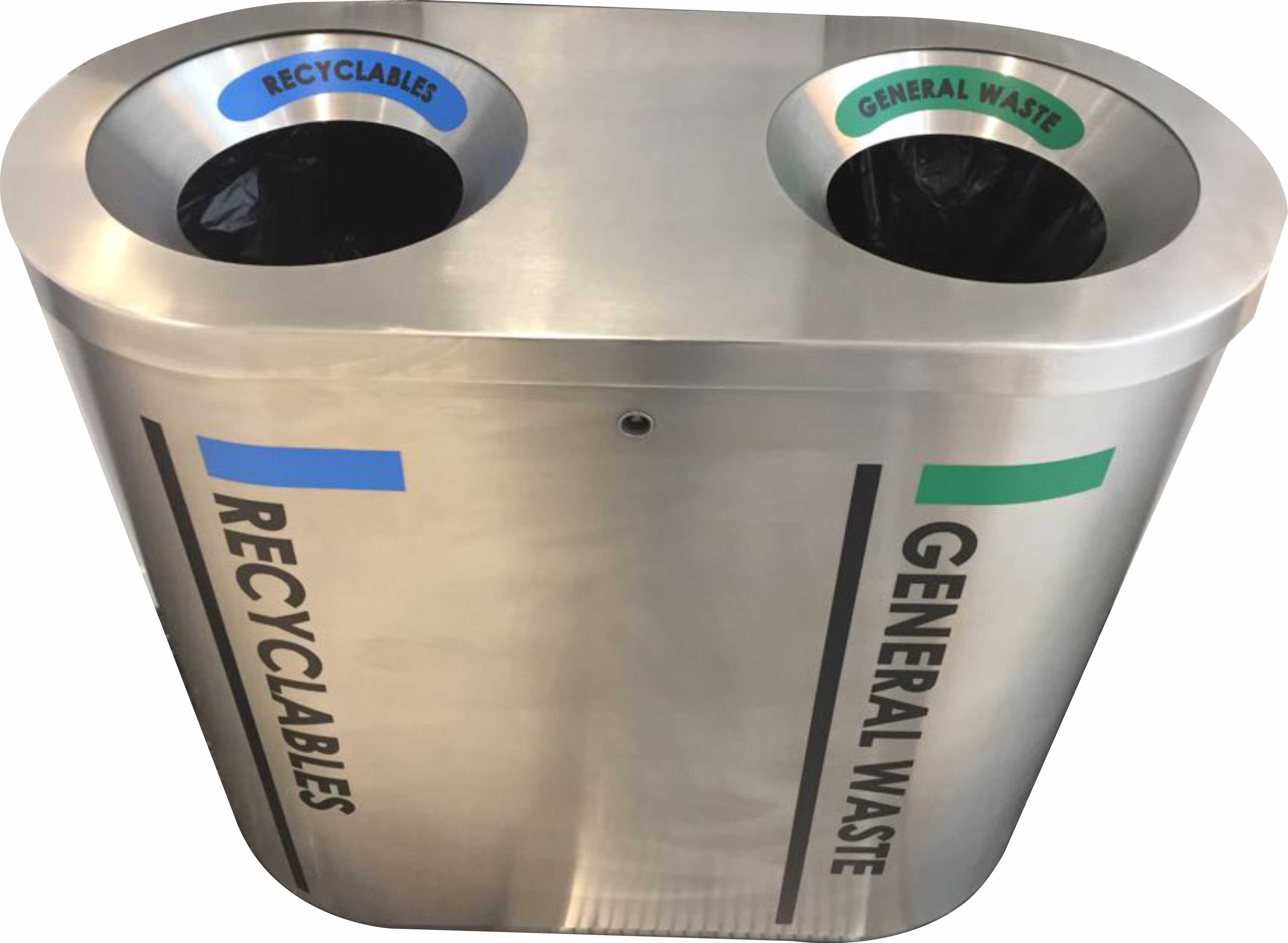 Steel Duo Bins