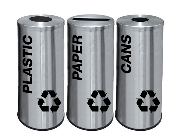Single Stainless Steel Dust Bin