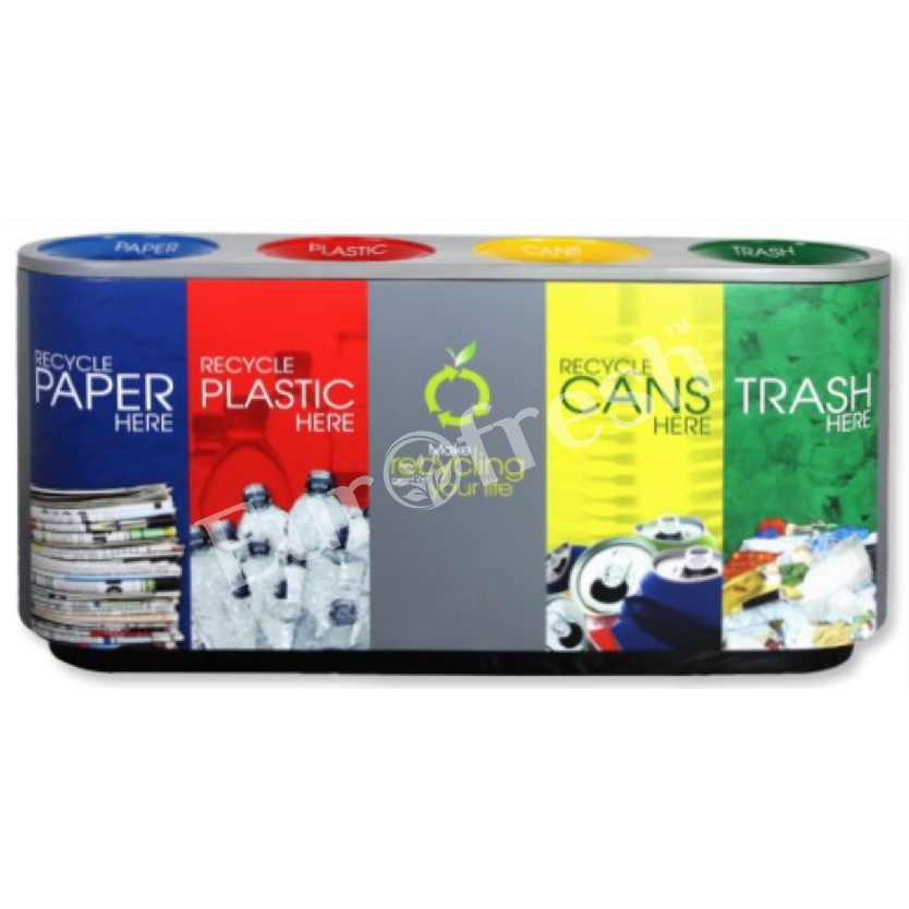 4 in 1 FRP Round open bin