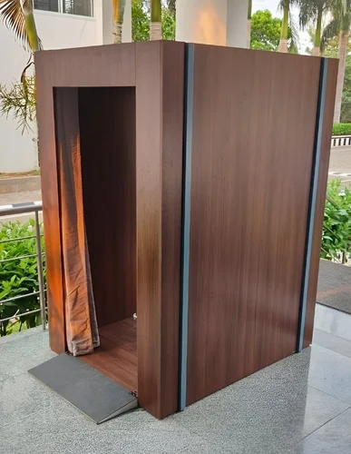 Frisking Booth Wood