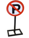 No parking stand