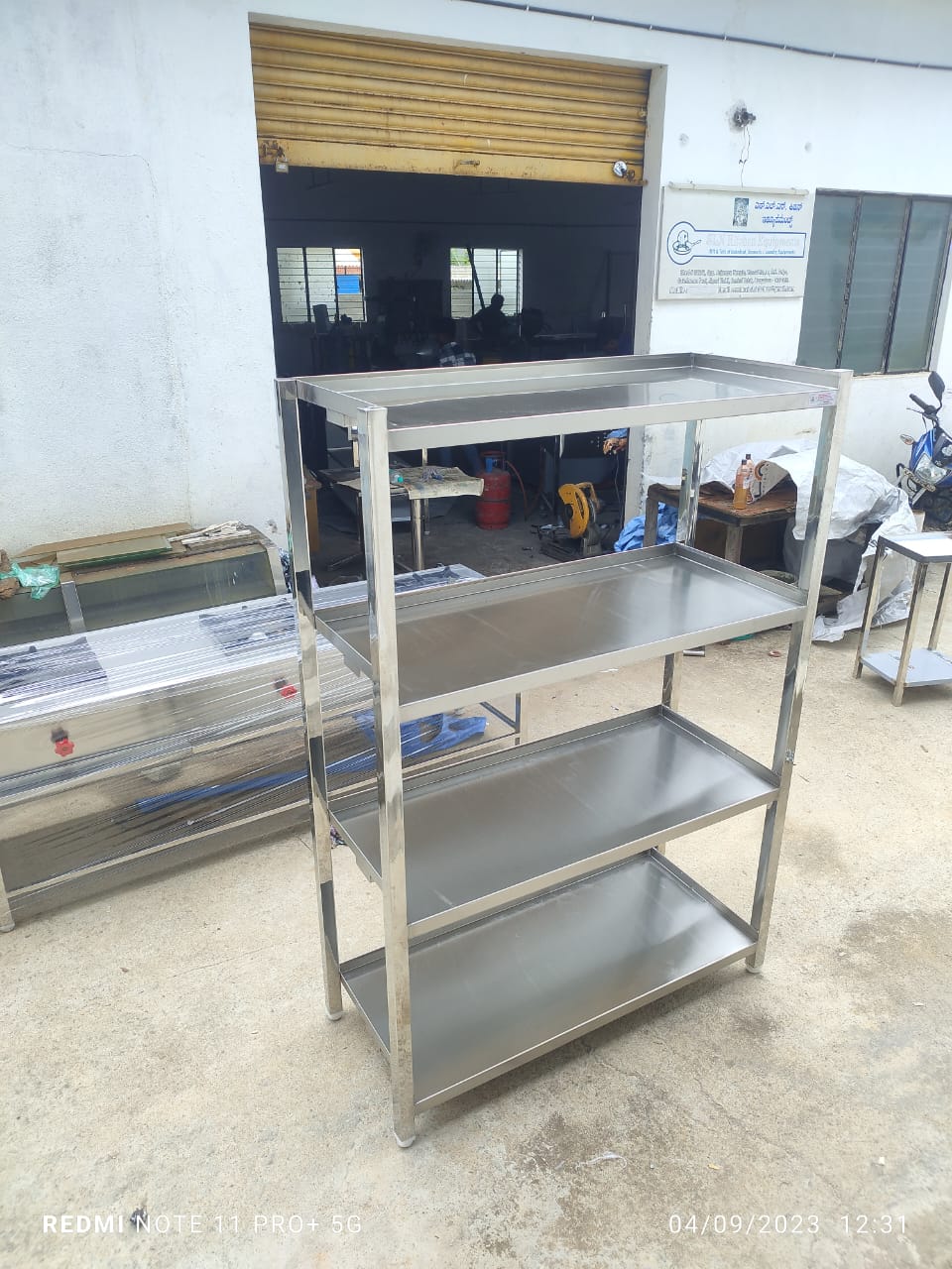 Three shelf trolley