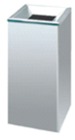 Square bin top open