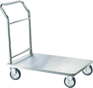 Stainless steel flatform trolley