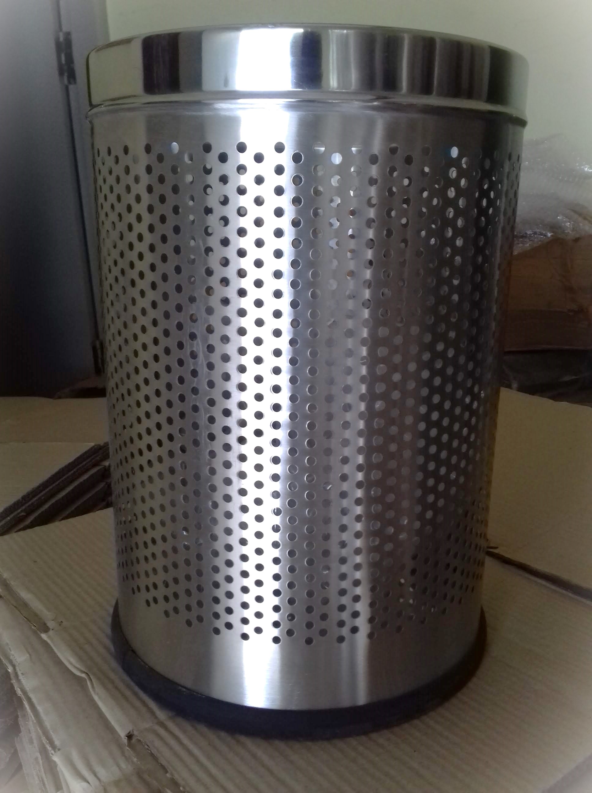 perforated bin
