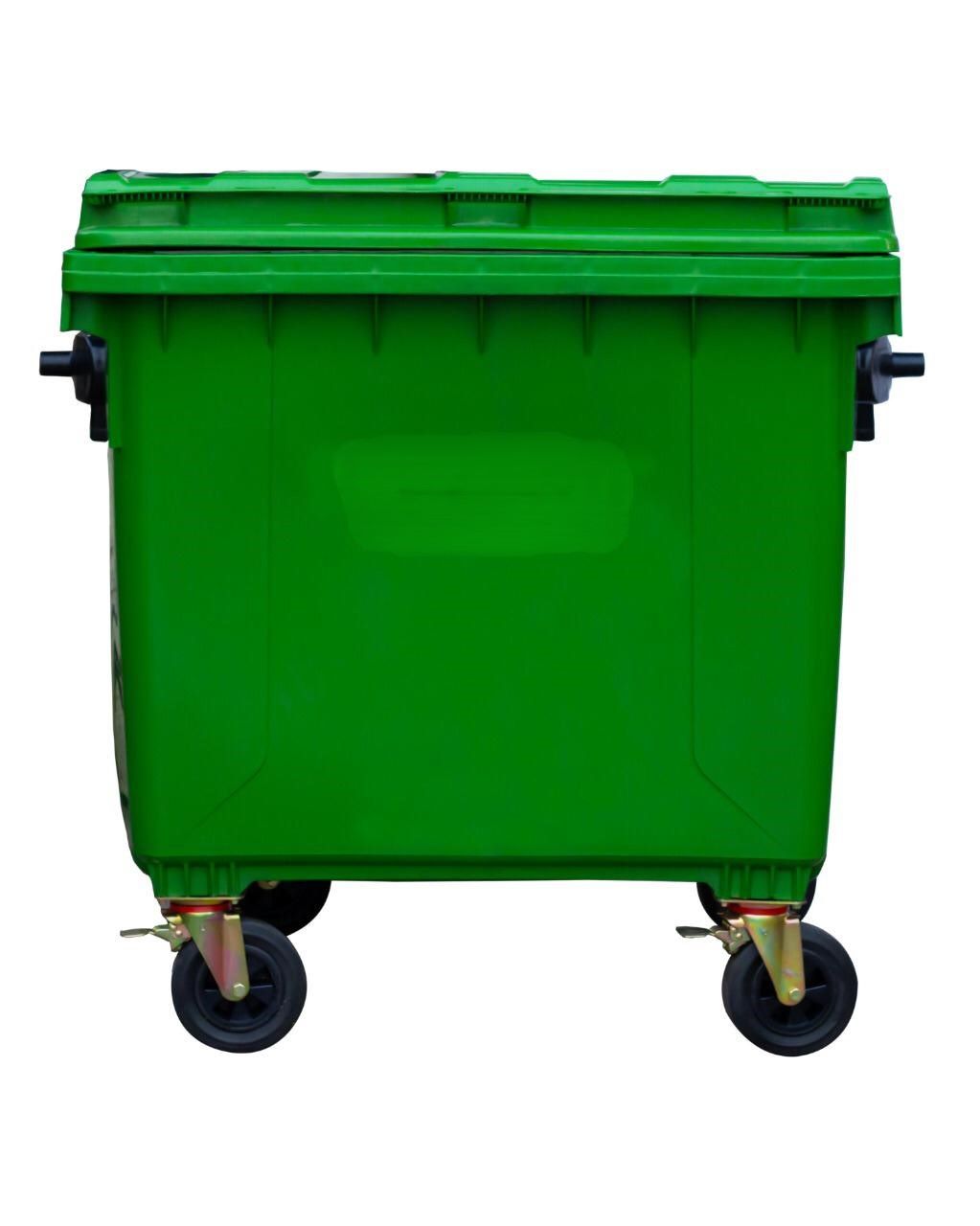 garbage bin with lid & wheel